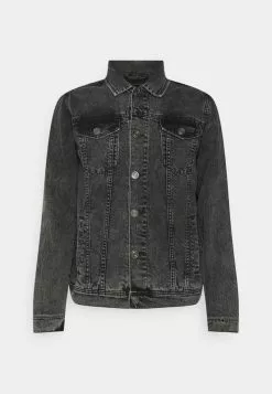 Brave Soul CLASS - Chaqueta Vaquera - Black Denim, Hombre