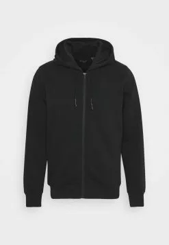 Brave Soul Sudadera Con Cremallera - Jet Black, Hombre
