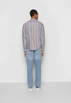 Brave Soul DOMAIN - Camisa - Optic White/light Blue/red, Hombre -Brave Soul Ventas e9084fc3496940eba497901761b28633