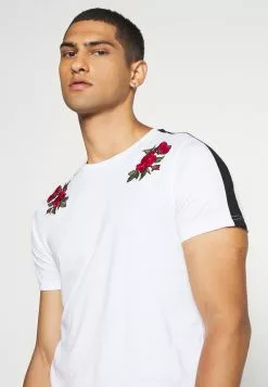 Brave Soul LANTANA - Camiseta Estampada - Optic White, Hombre -Brave Soul Ventas ea8c1d85d40242c1ab1c29fcfcaeae1f