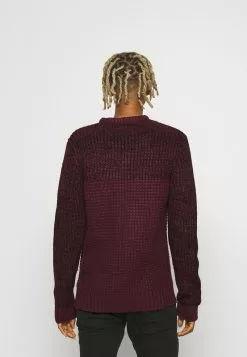 Brave Soul Jersey De Punto - Deep Maroon/jet Black Twist/deep Maroon, Hombre -Brave Soul Ventas ebe835c416ca4fe1b416c4ea112ba6cc