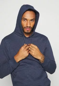 Brave Soul CLARENCEQ - Jersey Con Capucha - Ocean Marl, Hombre -Brave Soul Ventas ecc56508397f4593af6dbed7eefed7d8