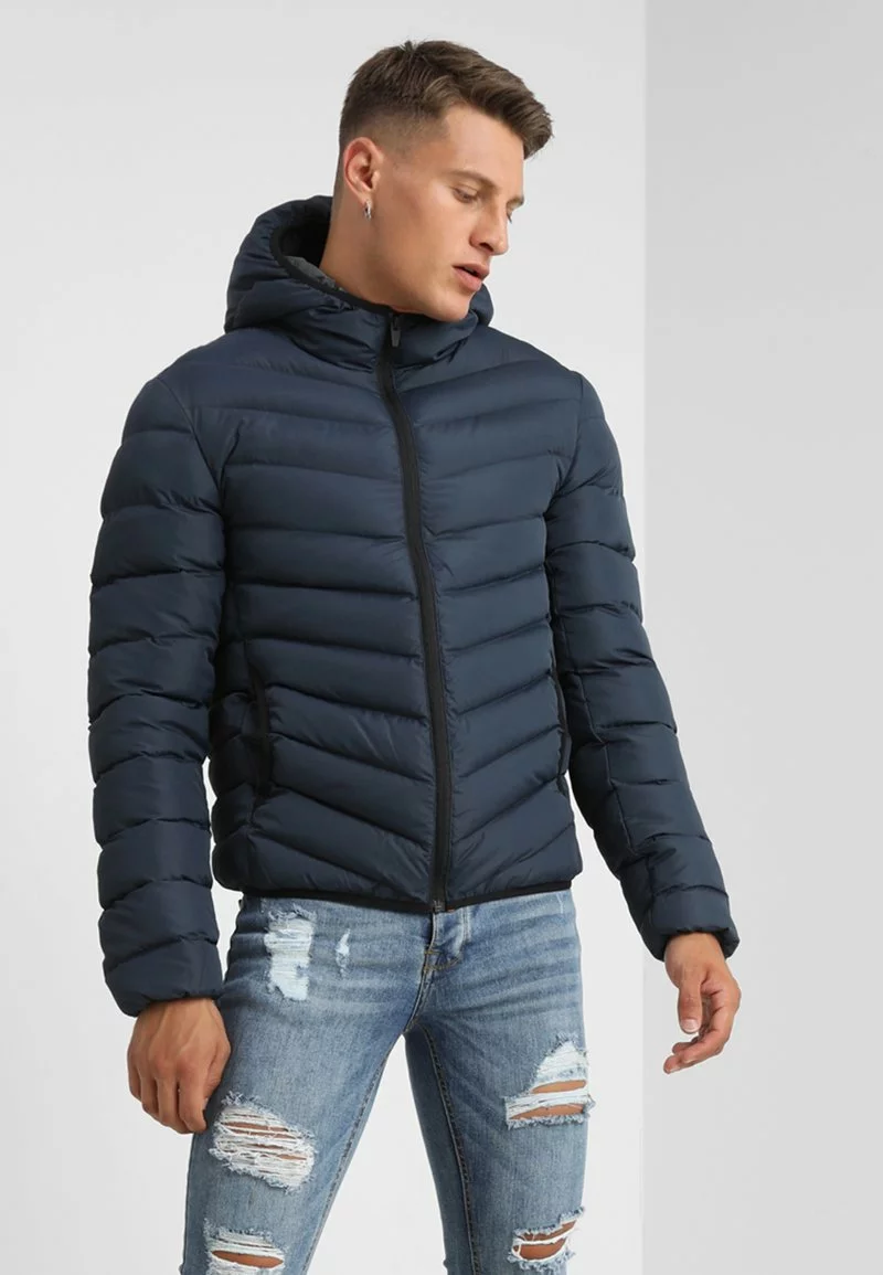 Brave Soul MJK GRANTPLAIN - Chaqueta De Invierno - Navy, Hombre 1 Brave Soul MJK GRANTPLAIN - Chaqueta De Invierno - Navy, Hombre