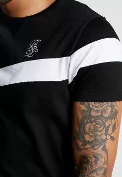 Brave Soul CHEVRON - Camiseta Estampada - Black/white, Hombre -Brave Soul Ventas ef38df3d32a649d0a1d4d1cb48e91a86