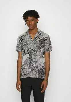 Brave Soul Camisa - White/black, Hombre