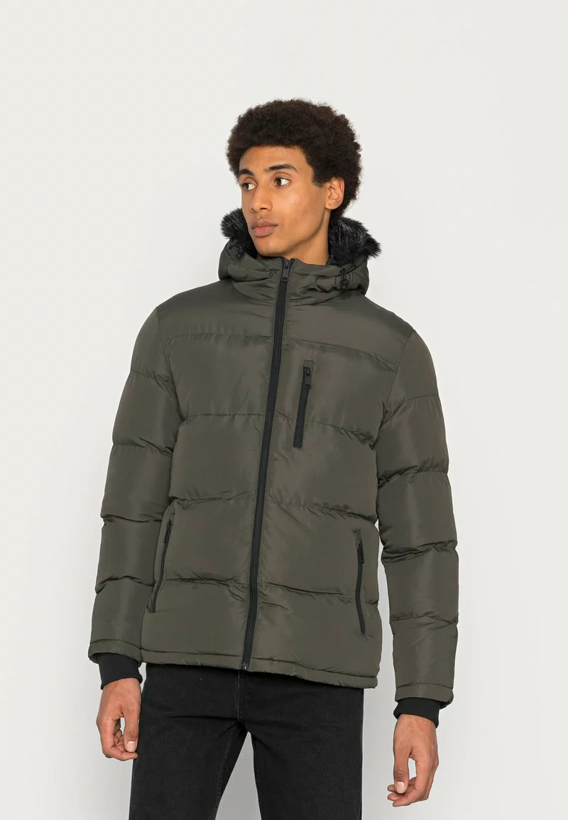 Brave Soul TRAWLERK - Chaqueta De Invierno - Khaki, Hombre 1 Brave Soul TRAWLERK - Chaqueta De Invierno - Khaki, Hombre