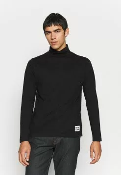 Brave Soul MAGNE - Camiseta De Manga Larga - Jet Black, Hombre