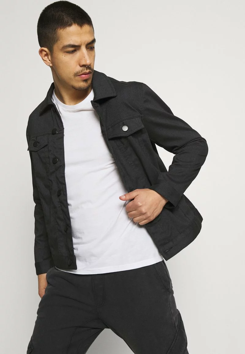 Brave Soul TARLTON - Chaqueta Vaquera - Black, Hombre 4 Brave Soul TARLTON - Chaqueta Vaquera - Black, Hombre - Imagen 4