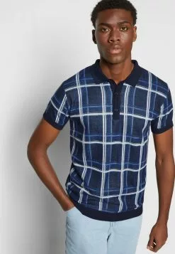 Brave Soul JAXON - Polo - Navy/ecru/blue Combo, Hombre -Brave Soul Ventas f1ecd1427526472cae6d3c12674fe4dd