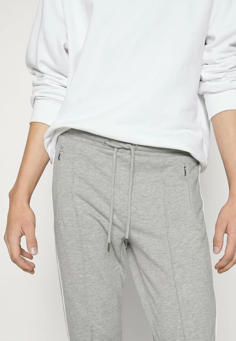 Brave Soul Pantalones Deportivos - Light Grey Marl/optic White, Hombre 5 Brave Soul Pantalones Deportivos - Light Grey Marl/optic White, Hombre - Imagen 5