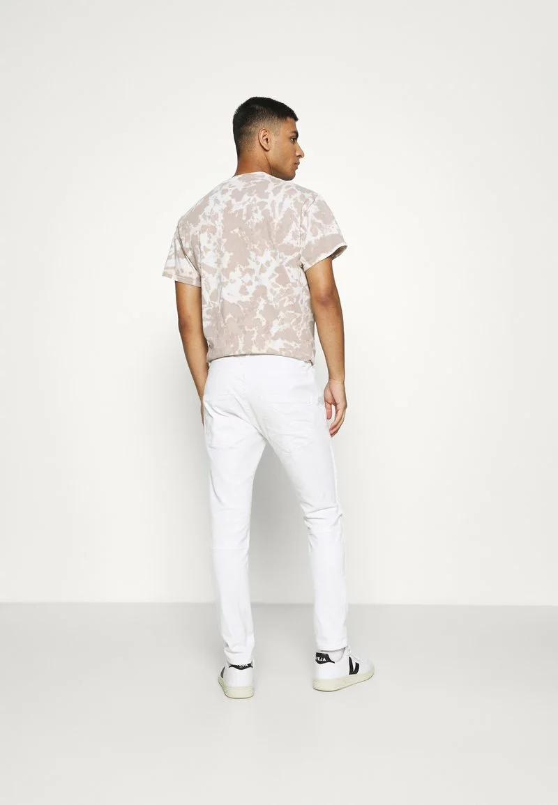 Brave Soul BIKER - Vaqueros Slim Fit - White Denim, Hombre 3 Brave Soul BIKER - Vaqueros Slim Fit - White Denim, Hombre - Imagen 3