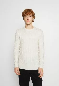 Brave Soul BARSON - Jersey De Punto - Oatmeal, Hombre