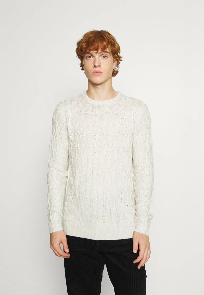 Brave Soul BARSON - Jersey De Punto - Oatmeal, Hombre 1 Brave Soul BARSON - Jersey De Punto - Oatmeal, Hombre