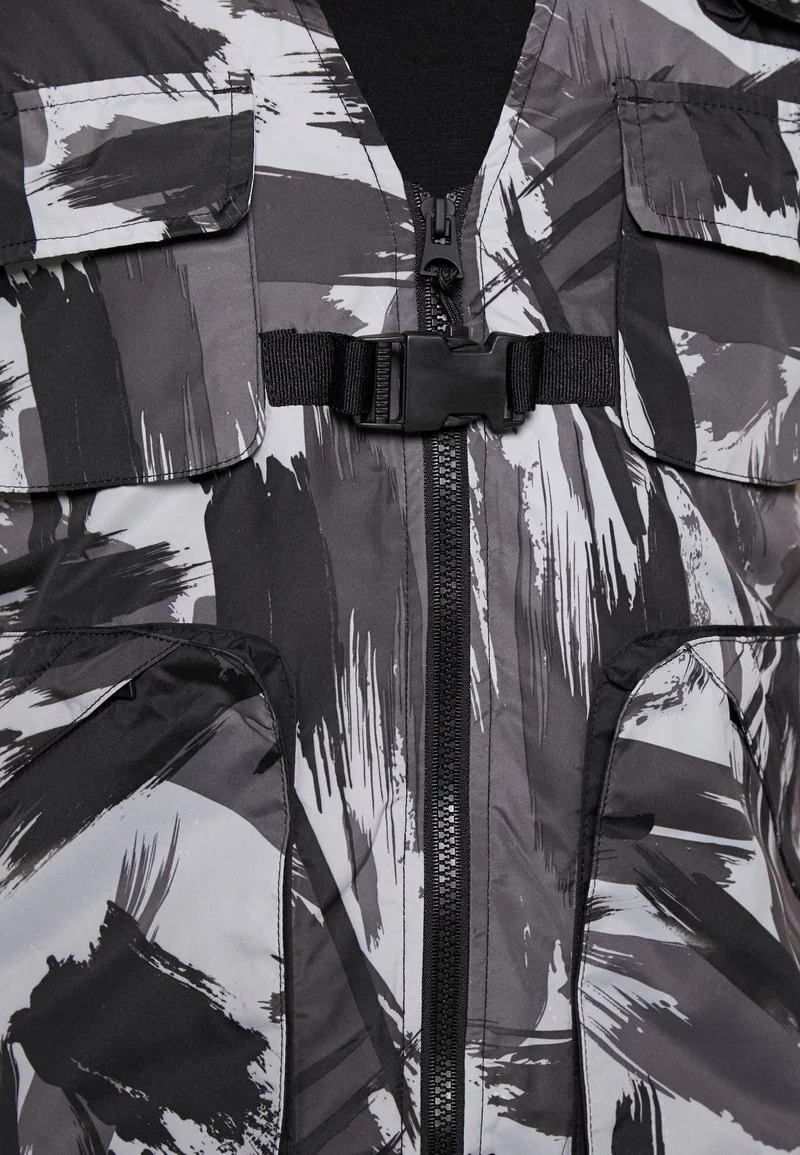 Brave Soul BODEN - Chaleco - Black/grey, Hombre 6 Brave Soul BODEN - Chaleco - Black/grey, Hombre - Imagen 6