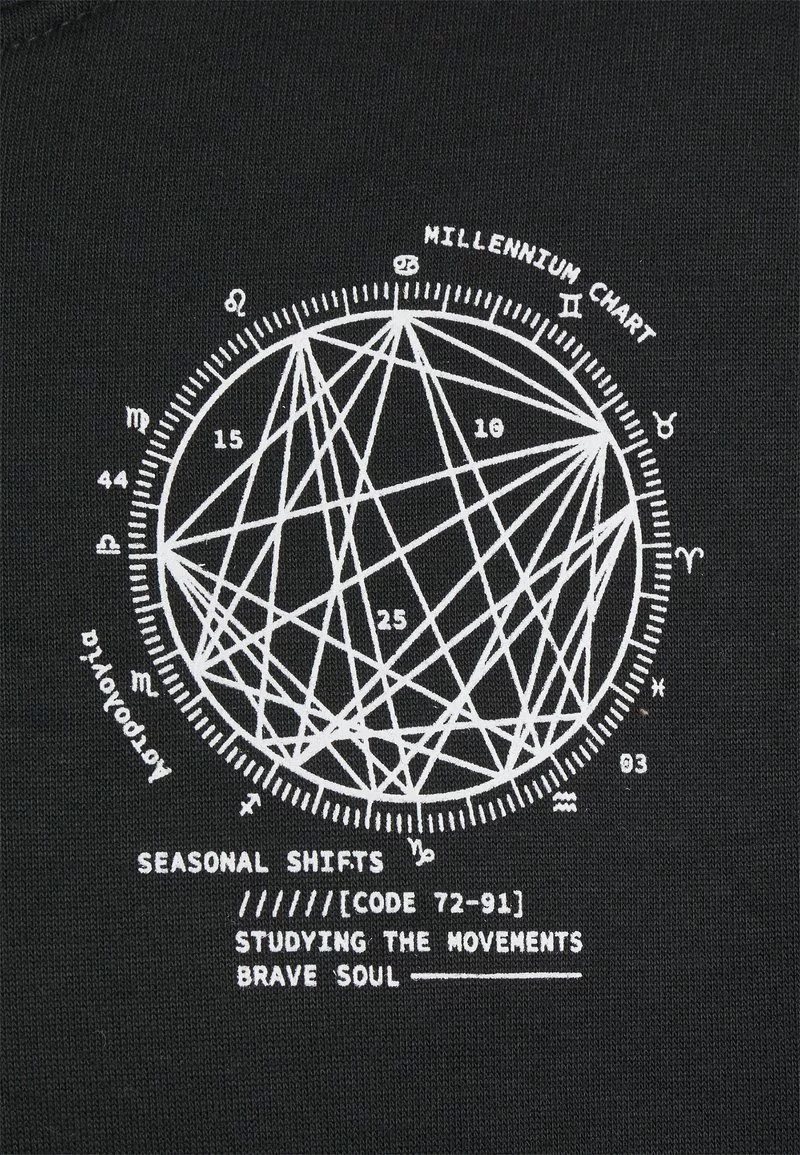 Brave Soul DAXTON SET - Sudadera - Black/white, Hombre 5 Brave Soul DAXTON SET - Sudadera - Black/white, Hombre - Imagen 5