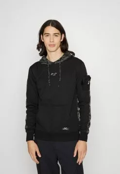 Brave Soul MEIR - Sudadera - Jet Black/blue/khaki, Hombre