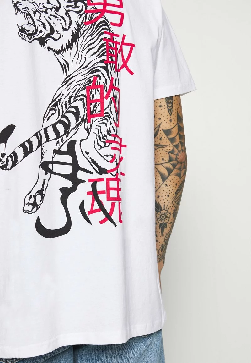 Brave Soul FIERCE - Camiseta Estampada - White, Hombre 5 Brave Soul FIERCE - Camiseta Estampada - White, Hombre - Imagen 5