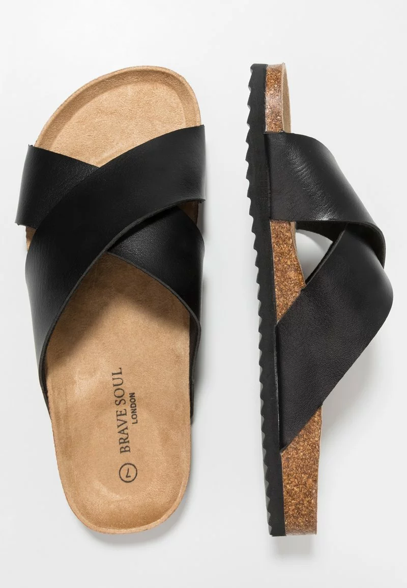 Brave Soul DAWSON - Sandalias Planas - Black, Hombre 2 Brave Soul DAWSON - Sandalias Planas - Black, Hombre - Imagen 2