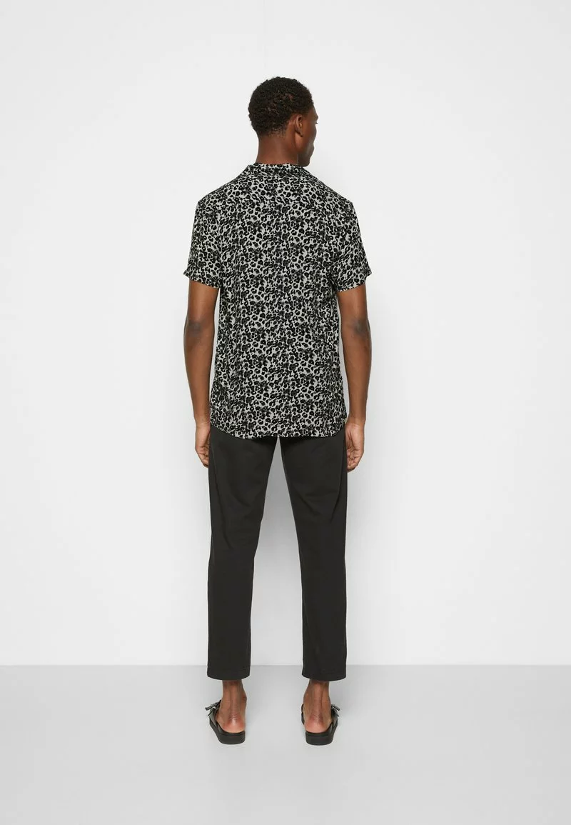 Brave Soul PANTHERA - Camisa - Grey/multicolour Leopard, Hombre 4 Brave Soul PANTHERA - Camisa - Grey/multicolour Leopard, Hombre - Imagen 4