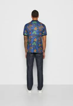 Brave Soul EQUATOR - Polo - Blue/multi Colour, Hombre -Brave Soul Ventas f841be4e0163426ab02ce83f058894e0