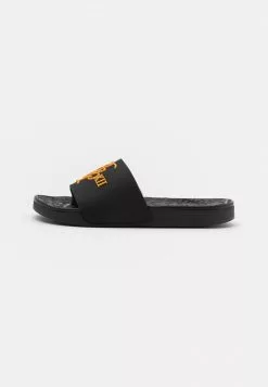 Brave Soul MALIBU - Sandalias Planas - Black, Hombre