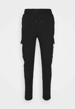 Brave Soul ROCKERPLAIN - Pantalones Cargo - Black, Hombre -Brave Soul Ventas f92e6d5a320444f7bf5cbf726079e9a1