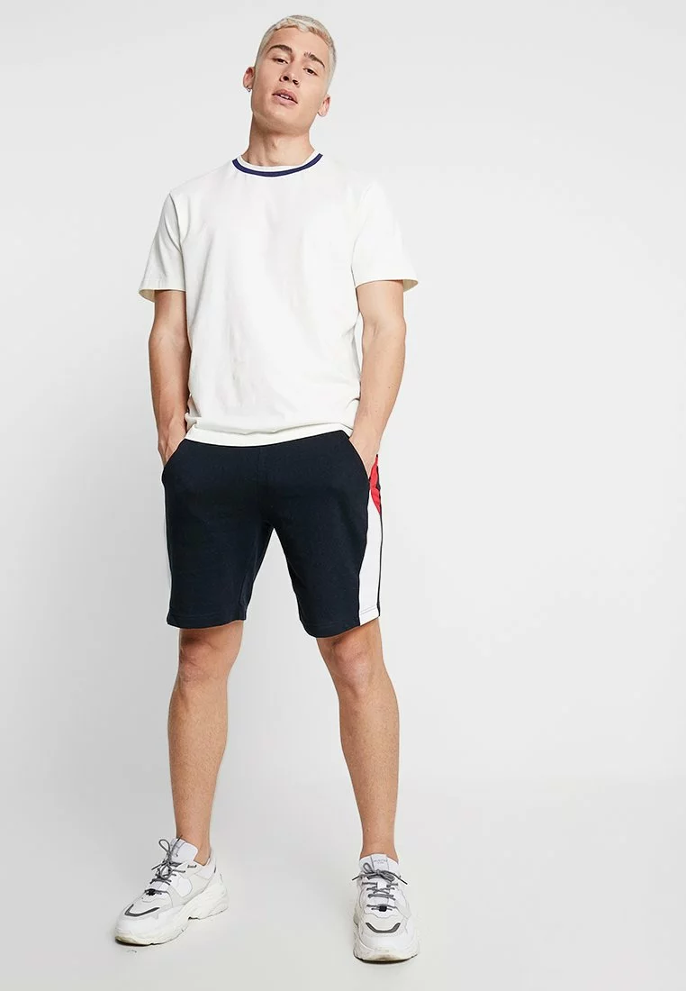 Brave Soul CULLEN - Shorts - Navy/red/white, Hombre 2 Brave Soul CULLEN - Shorts - Navy/red/white, Hombre - Imagen 2