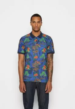 Brave Soul EQUATOR - Polo - Blue/multi Colour, Hombre -Brave Soul Ventas fc6a5b646b5c4f3dab9768bdddbb2536