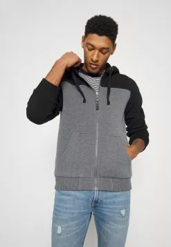 Brave Soul NEBULAC - Sudadera Con Cremallera - Charcoal Marl/black, Hombre 9 Brave Soul NEBULAC - Sudadera Con Cremallera - Charcoal Marl/black, Hombre -Brave Soul Ventas fc6e85546563478885708775e7165663