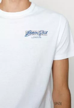 Brave Soul GEMEO - Camiseta Estampada - Optic White/multicolor, Hombre -Brave Soul Ventas fd474cadd52842398f8afb3376f36742