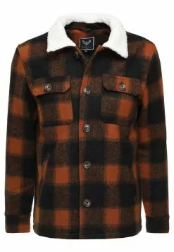 Brave Soul AUGUSTUS - Chaqueta Fina - Brown/orange, Hombre -Brave Soul Ventas fe385e5ecbd44decbd90832bb834ca2b