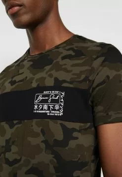 Brave Soul YOSHI - Camiseta Estampada - Khaki Camo/jet Black/optic White, Hombre 13 Brave Soul YOSHI - Camiseta Estampada - Khaki Camo/jet Black/optic White, Hombre -Brave Soul Ventas ff69ae01347a4ebe867e475f6b3c67ba