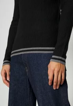 Brave Soul WALTENC - Jersey De Punto - Jet Black/dark Grey Marl, Hombre -Brave Soul Ventas fff59d5ffcc245528e110b9f43cb90ff